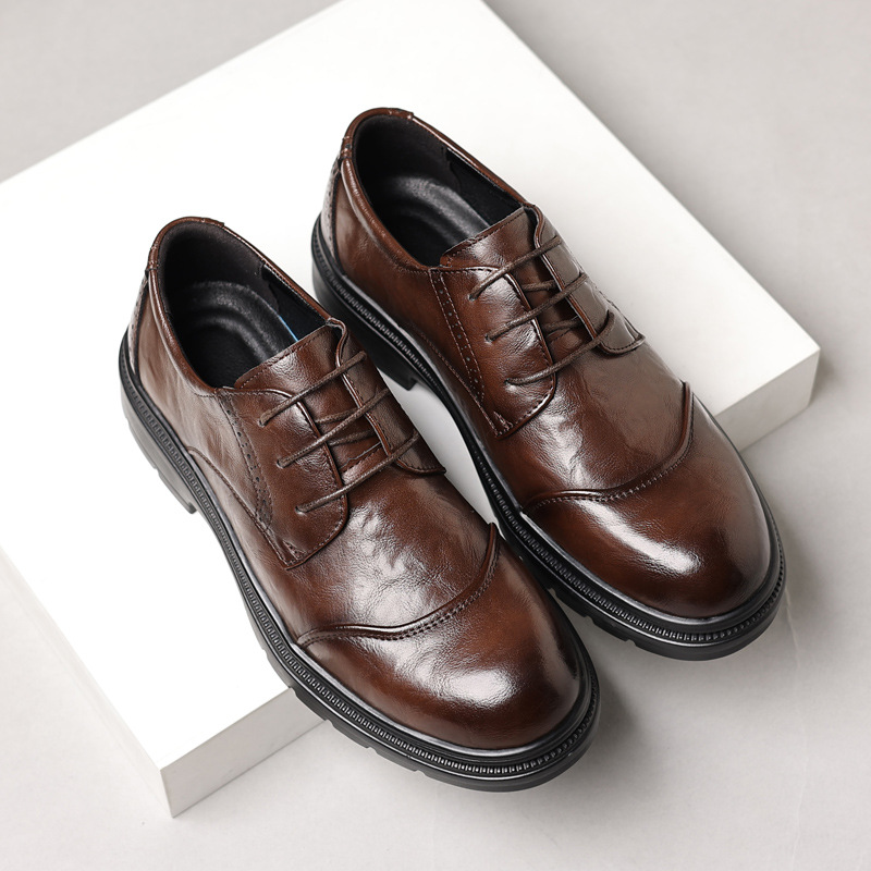 Men'S Formal Wear For Office - Scarpe da uomo in pelle per