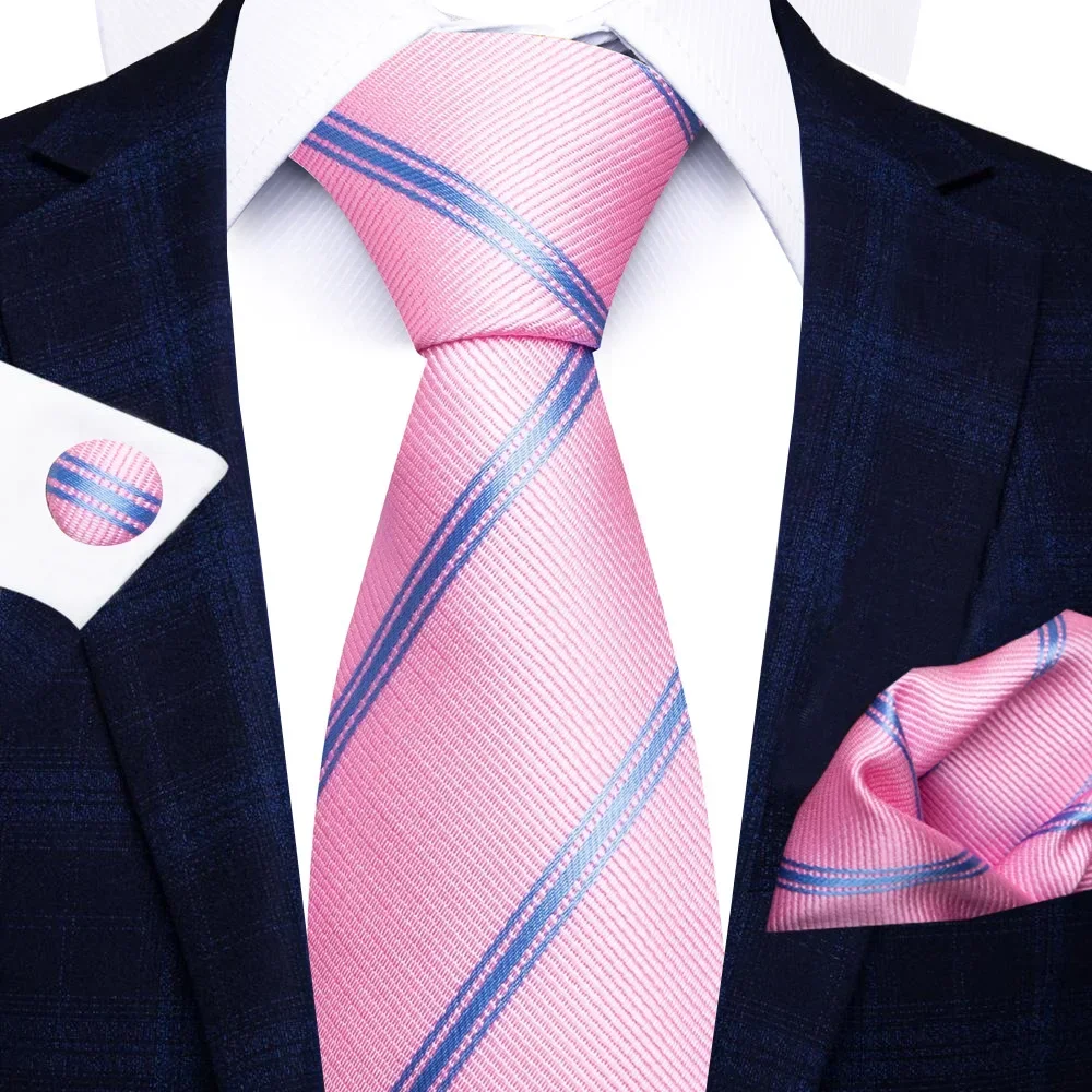 Men Formal Wear With Scarf - Cravatta di seta in poliestere di
