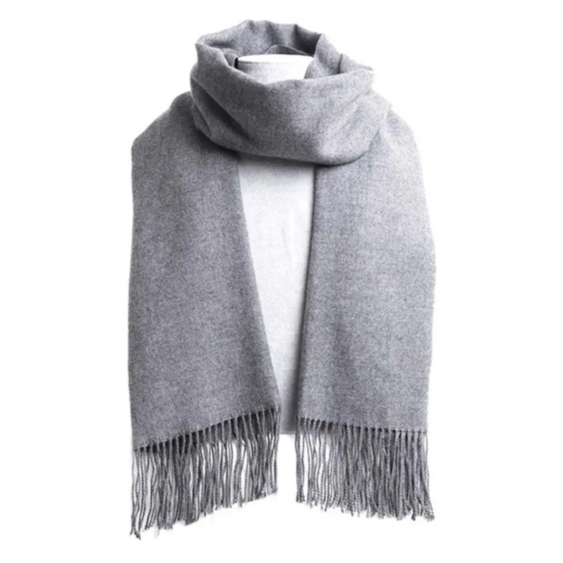 Men Formal Wear With Scarf - Botvotee Sciarpa in cashmere imitazione tinta