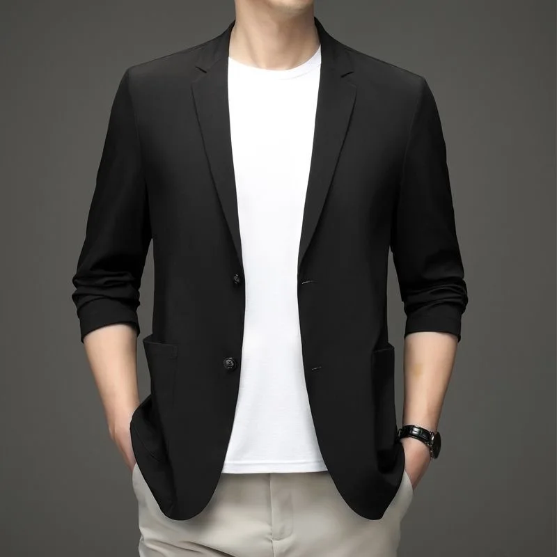 Men Formal Wear With Coat - New Summer Men Thin blazer Business