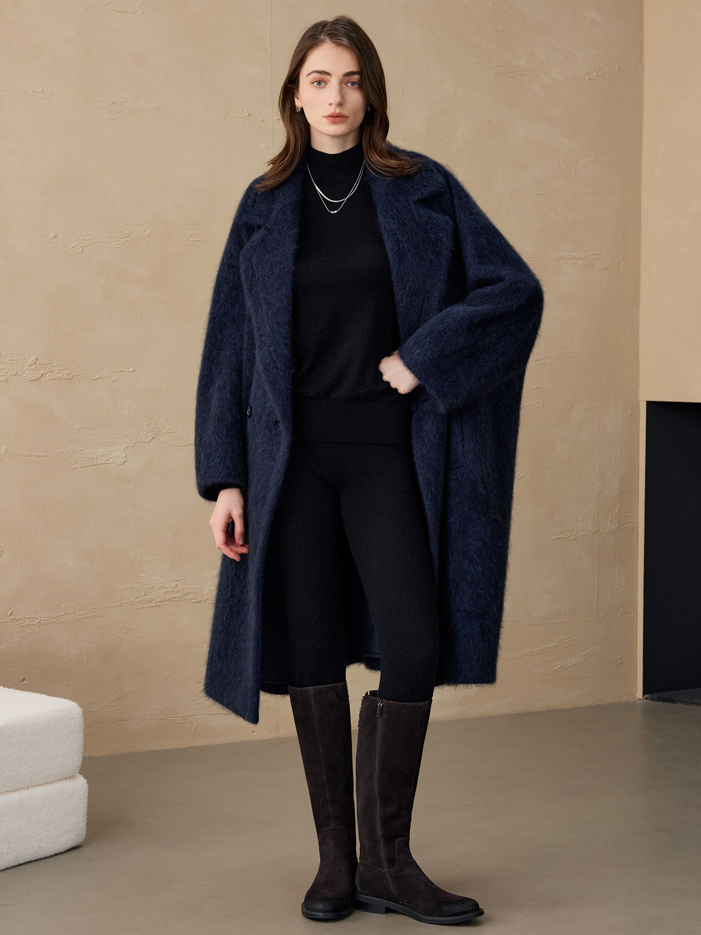 Wool Suit Jacket - Blazer da Donna Allingentle in Lana,
