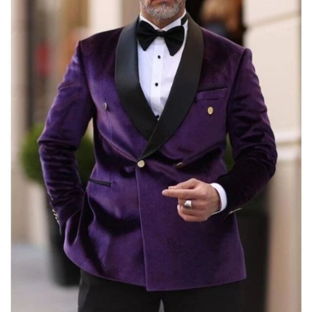 Men Formal Wear With Coat - Abito da uomo in velluto XS-6XL