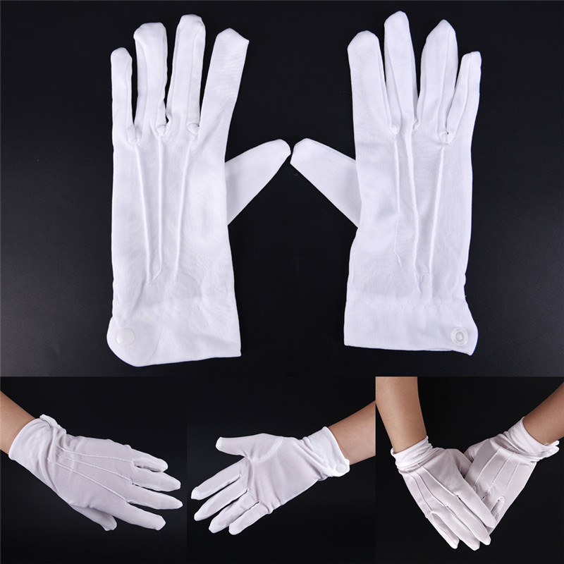 Formal Wear Gloves Men - 1 paio di guanti formali bianchi