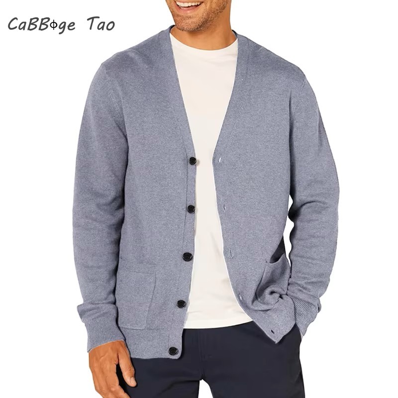 Men Formal Wear Coat - Cardigan a maniche lunghe da uomo