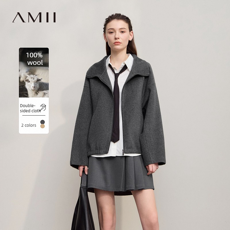 Wool Suit Jacket - AMII Cappotto da donna 2025 Inverno