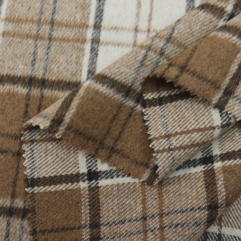 Wool Suit Jacket - Tessuto in Lana Vintage a Quadri