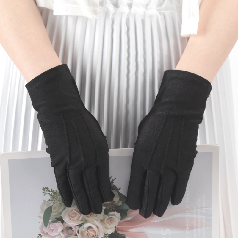 Formal Wear Gloves Men - Guanti formali bianchi neri elastici Guanti