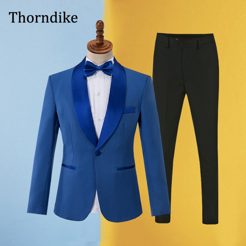 Men'S Formal Wear For Office - Gwenhwyfar Abito blu da uomo 2025