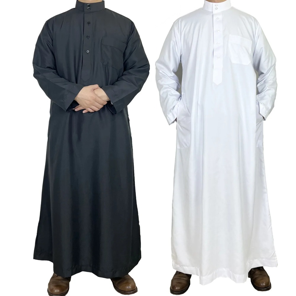 Arabic Formal Wear Men - Thobe Qatari da Uomo in Poliestere
