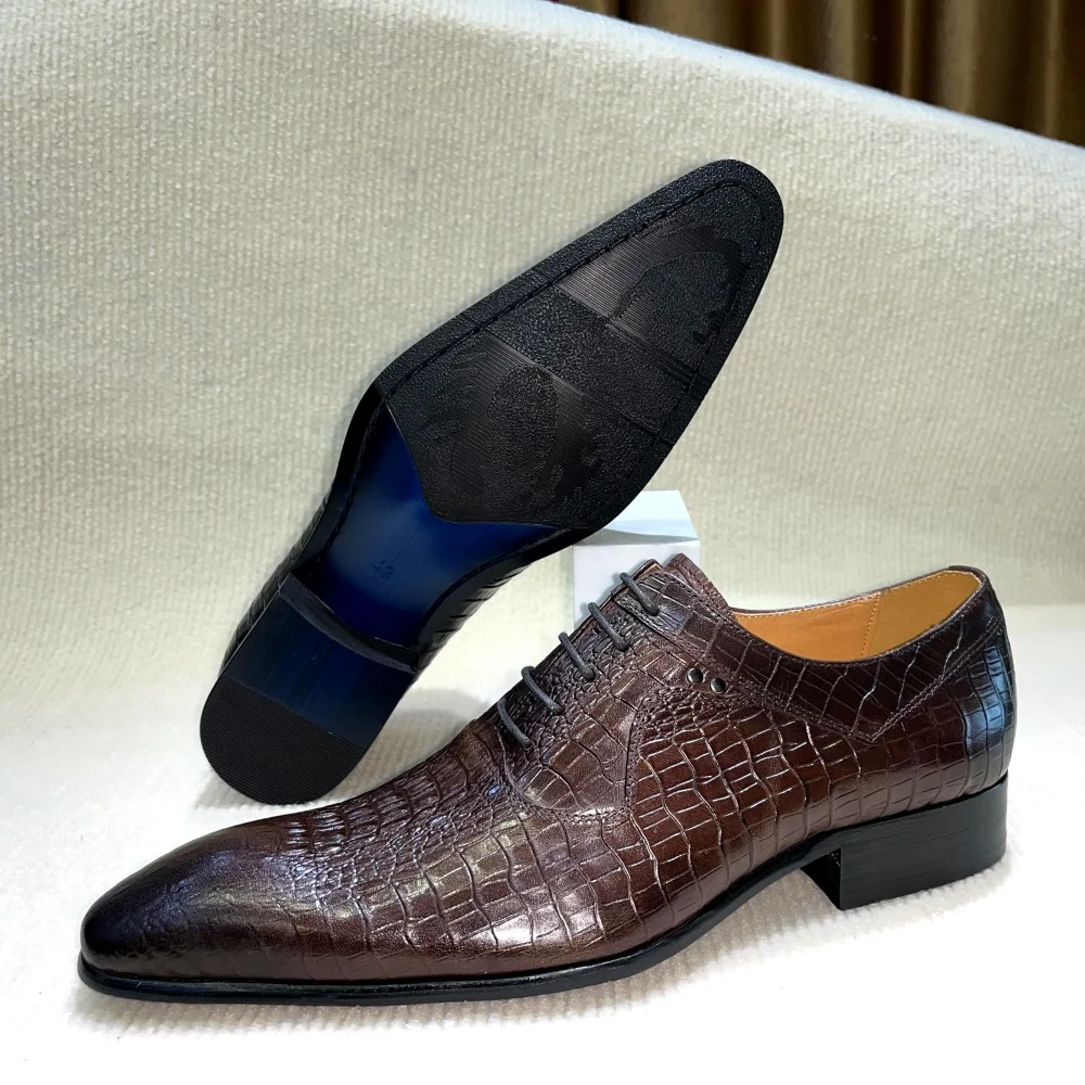 Scarpe oxford a punta da uomo  - Men Formal Wear Office recensione e prezzo