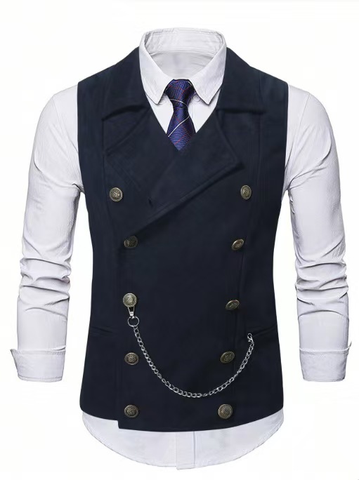 Gilet Doppiopetto da Uomo con  - Men Formal Wear Coat recensione e prezzo