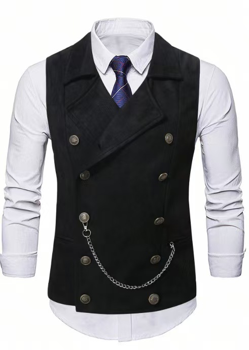 Gilet Doppiopetto da Uomo con  - Men Formal Wear Coat recensione e prezzo