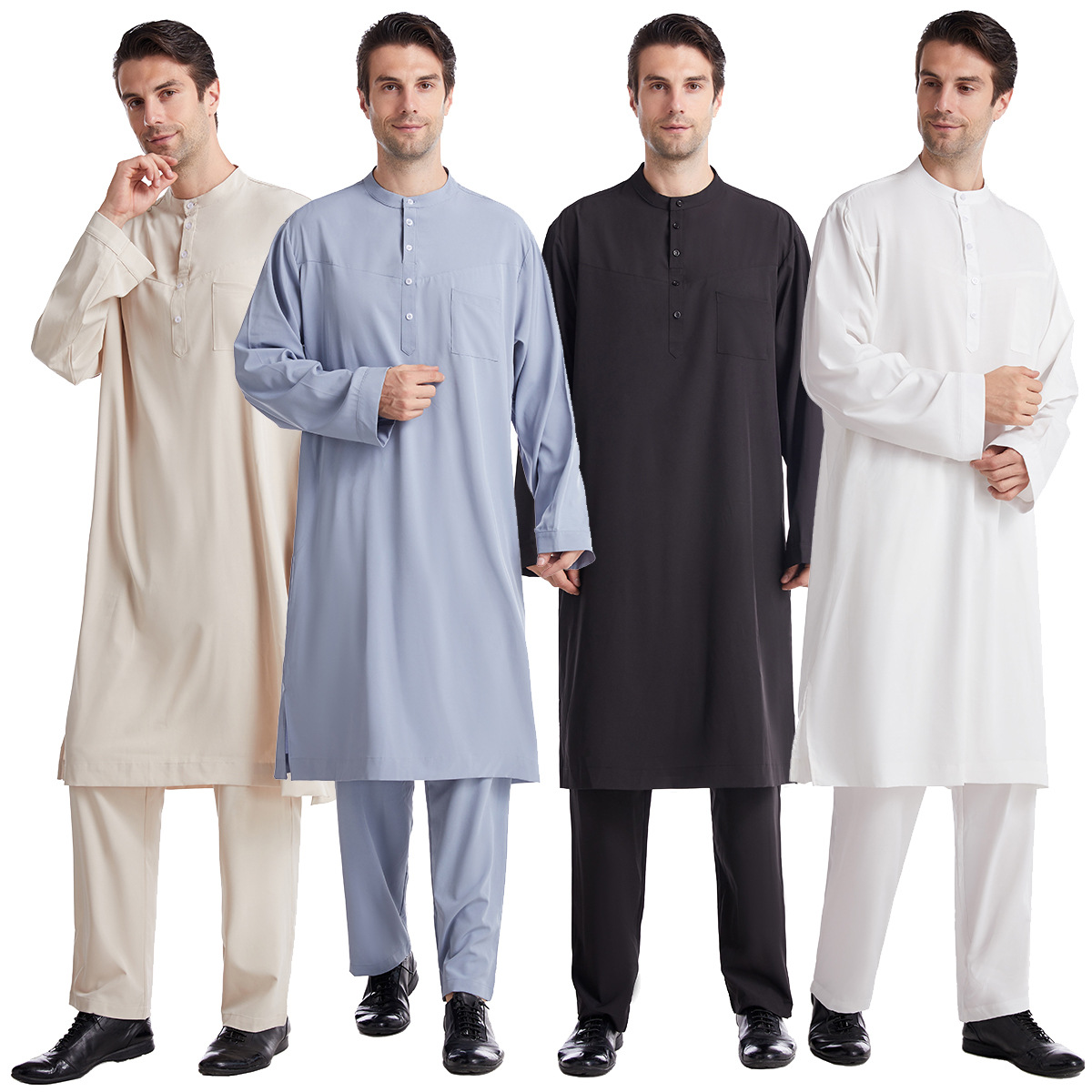 Uomini musulmani Jubba Thobe 2 - Arabic Formal Wear Men recensione e prezzo