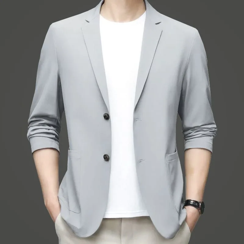 New Summer Men Thin blazer Bus - Men Formal Wear With Coat recensione e prezzo