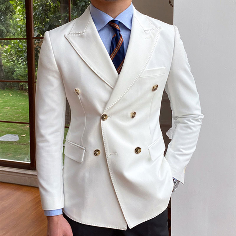 Solid Wedding Men Suits Blazer - Men Formal Wear With Coat recensione e prezzo
