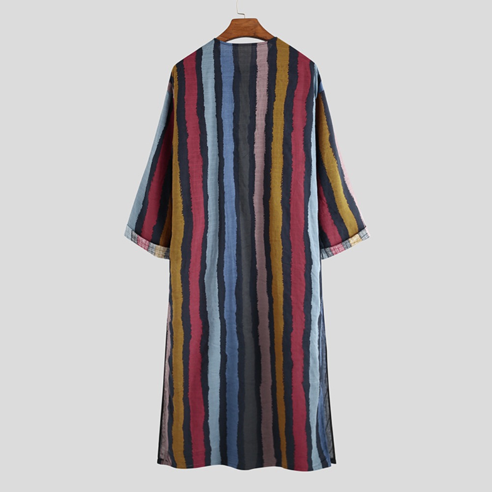 Nuova Tunica Musulmana a Righe - Arabic Formal Wear Men recensione e prezzo