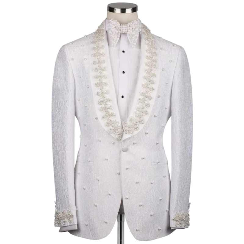 Abiti da Sposo Bianchi in Coto - Men Formal Wear With Coat recensione e prezzo