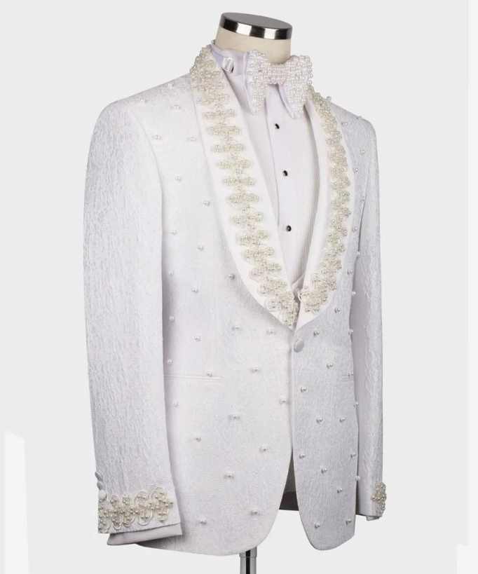 Abiti da Sposo Bianchi in Coto - Men Formal Wear With Coat recensione e prezzo
