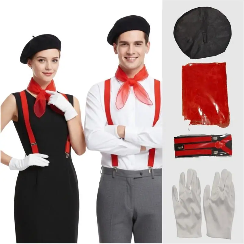 Set di 4 Accessori per Costume - Formal Wear Gloves Men recensione e prezzo