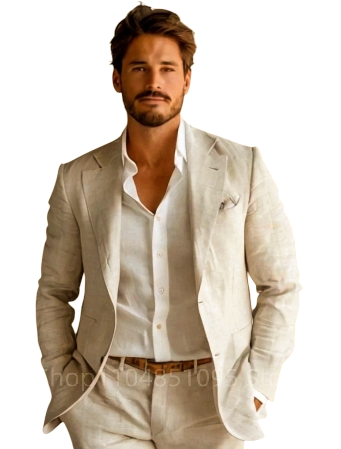Blazer in Lino Blu Slim Fit da - Men Formal Wear With Coat recensione e prezzo