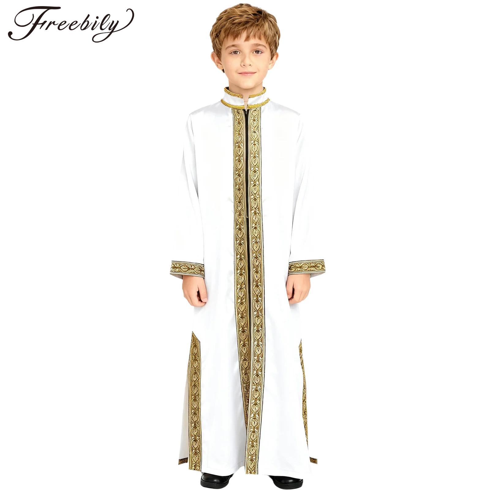 Ragazzi ricamo oro maxi musulm - Men Formal Wear Coat recensione e prezzo