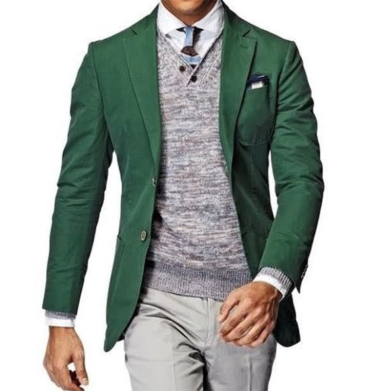 Blazer verde da uomo Blazer ve - Wool Suit Jacket recensione e prezzo