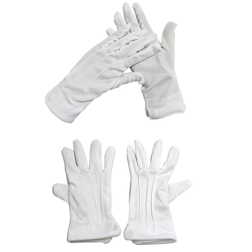 1 paio di guanti di cotone bia - Formal Wear Gloves Men recensione e prezzo