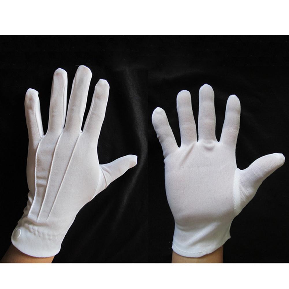 1 paio di guanti di cotone bia - Formal Wear Gloves Men recensione e prezzo