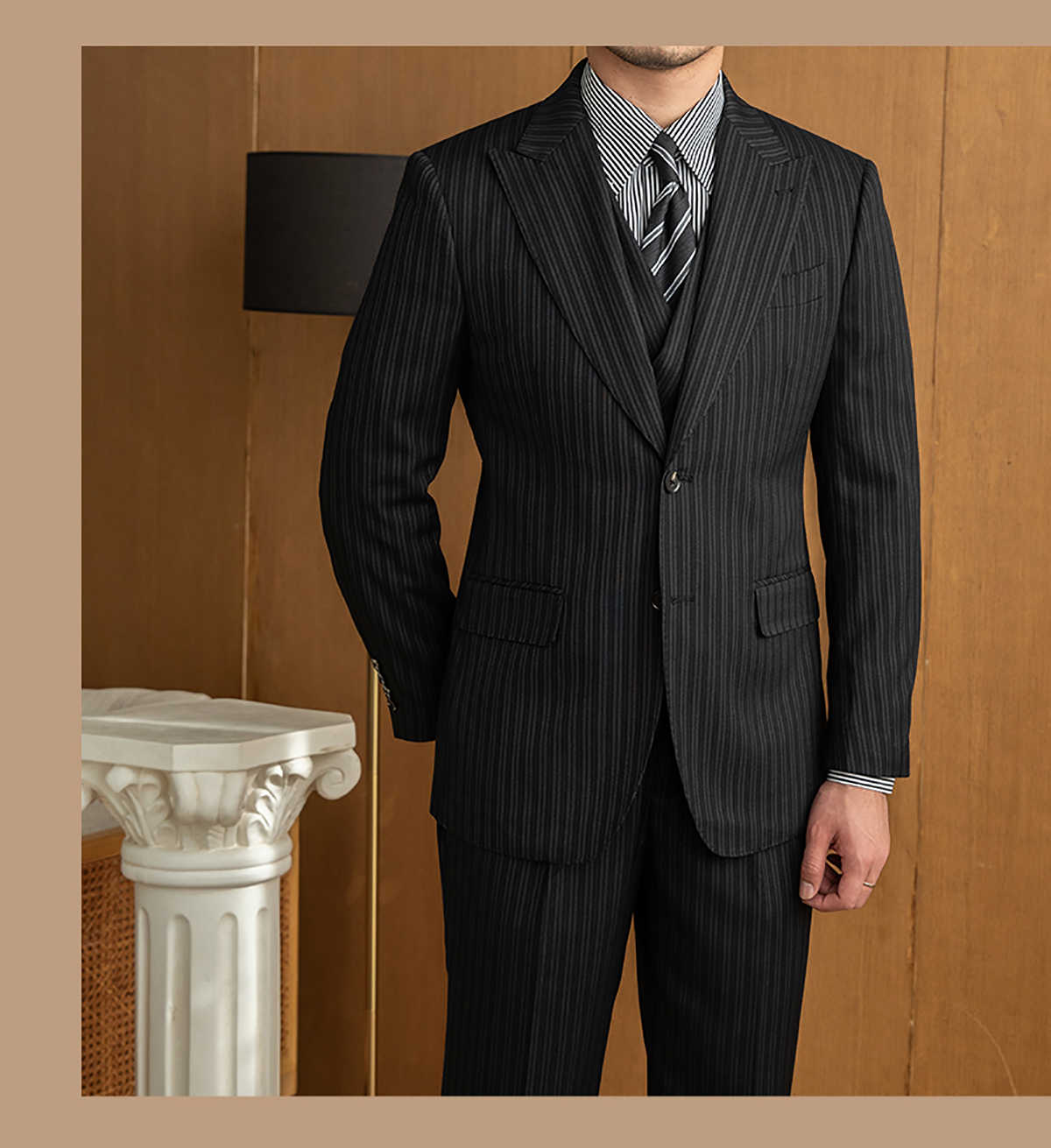 Abiti da uomo commerciali 3 pe - Wool Suit Jacket recensione e prezzo