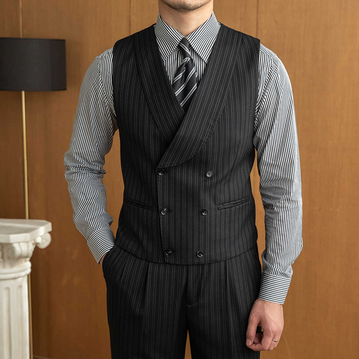Abiti da uomo commerciali 3 pe - Wool Suit Jacket recensione e prezzo