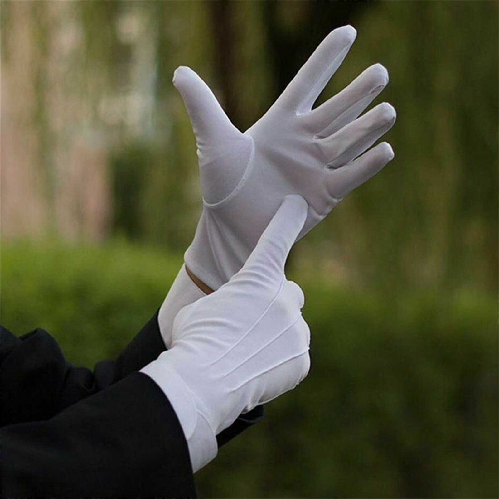 Guanti in cotone bianco da uom - Formal Wear Gloves Men recensione e prezzo