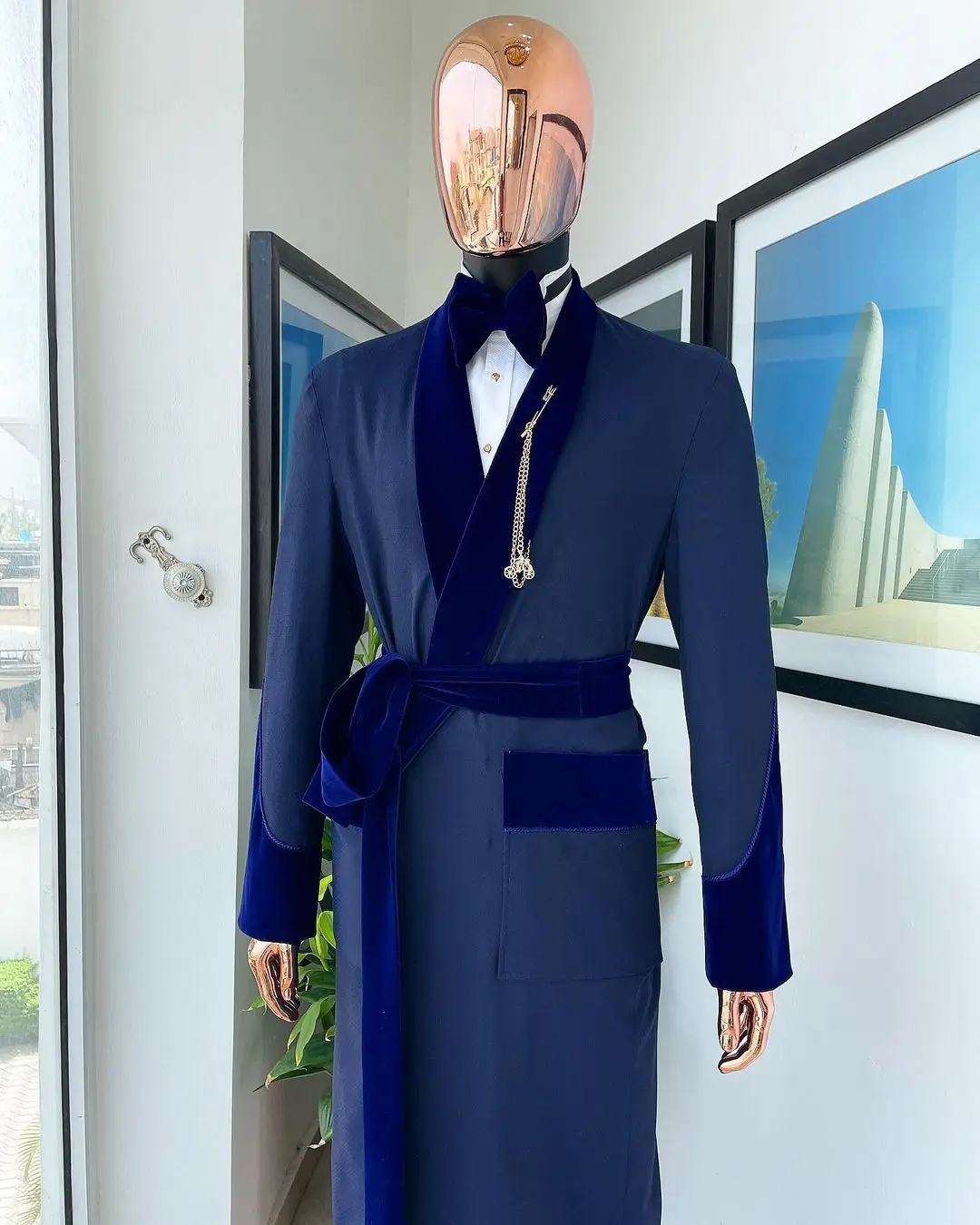 Abito da uomo blu royal su mis - Men Formal Wear Coat recensione e prezzo